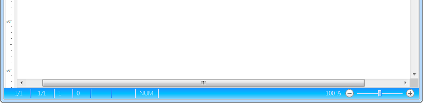 文字处理控件,TX Text Control ActiveX,变焦滑块